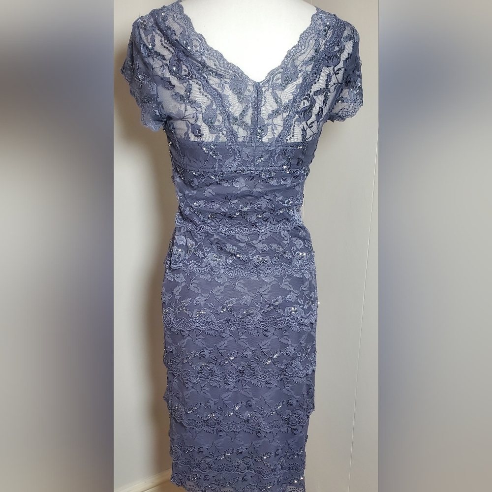 Marina Size 4 Sequin Bodycon Party Cocktail Dress - Picture 5 of 13